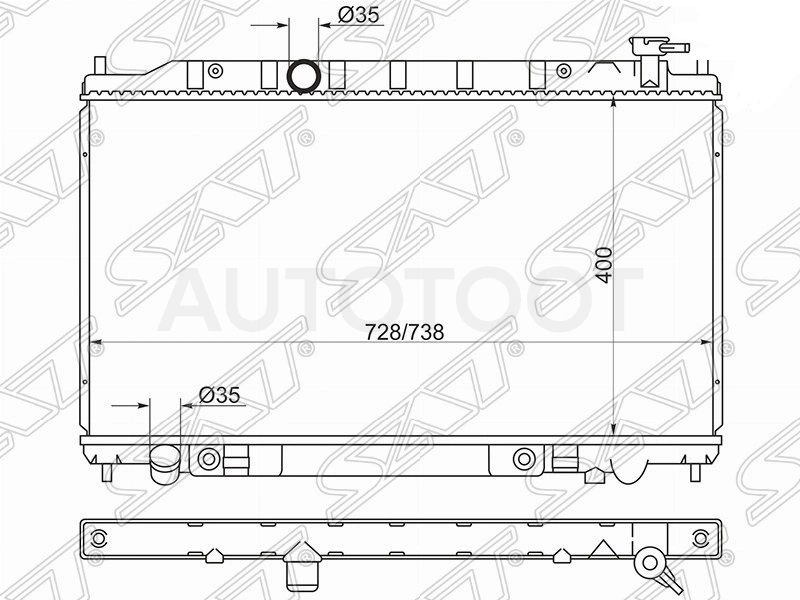 Радиатор охлаждения QR25