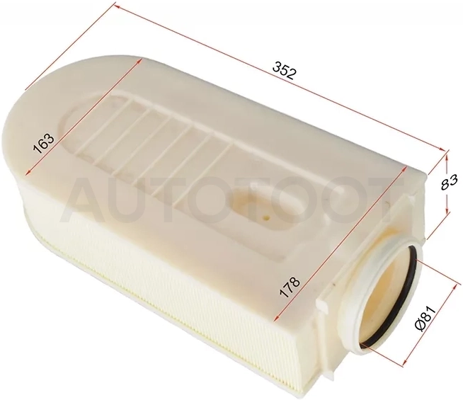 Фильтр воздушный MERCEDES W212 2.5D 09-16/W204 06-14