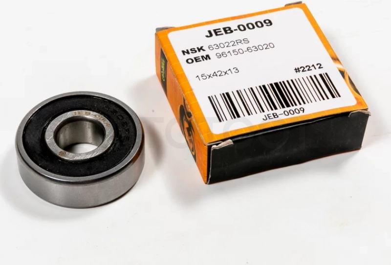 Подшипник закрытый(резина) (15/42/13) 6302-2RS - Артикул JEB0009 - Производитель Just Drive - Фото, Отзывы, Цены