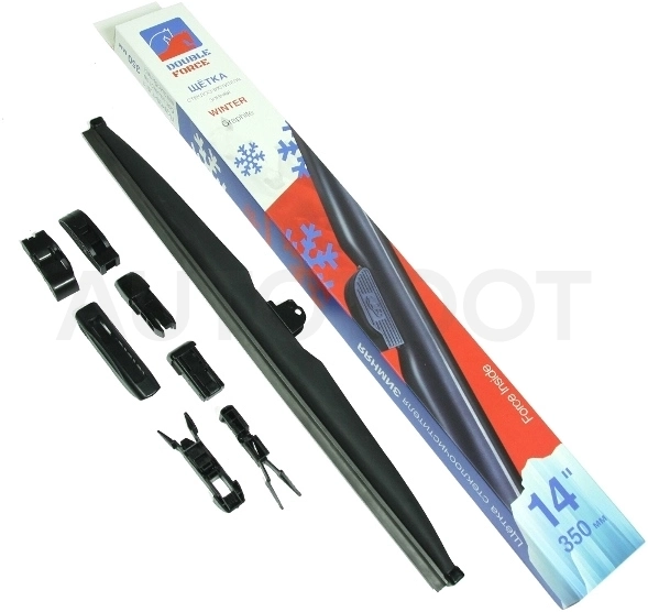 Щетка стеклоочистителя зимняя 350мм (14") DOUBLE FORCE