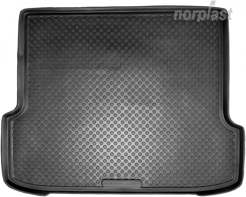 Коврик в багажник NORPLAST, черный, полиуретан, универсал -  для OPEL ASTRA