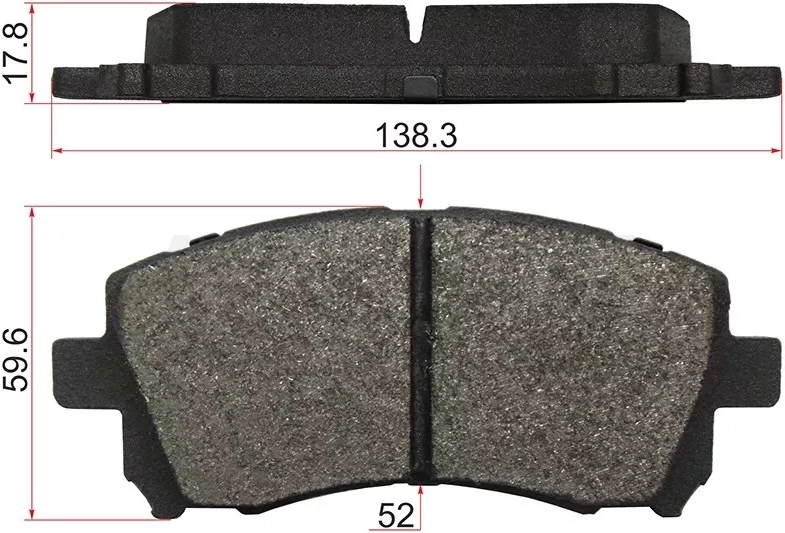 Колодки тормозные (Спереди) Nissan Terrano 14-22 / Subaru Forester 97-02 / Impreza 92-07 / Legacy 93-09 / Outback 98-09