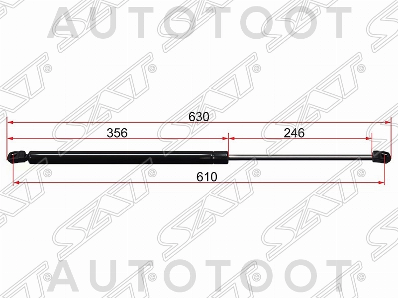 Амортизатор крышки багажника левый=правый -  для FORD S-MAX