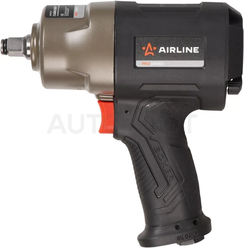 Гайковерт пневматический ударный композитный 1/2"DR 1680Нм PRO - Артикул ATAZ113 - Производитель Airline - Фото, Отзывы, Цены