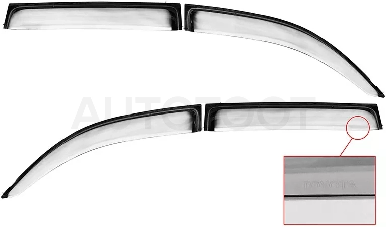 Ветровики Toyota Land Cruiser Prado (J120) 02-09 / Lexus GX 02-09