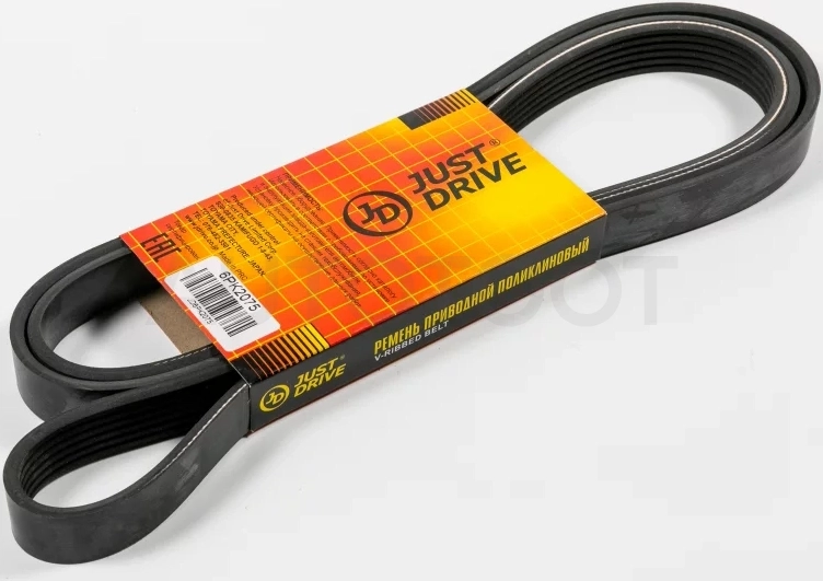 Ремень поликлиновый JD - Артикул 6PK2075 - Производитель Just Drive - Фото, Отзывы, Цены