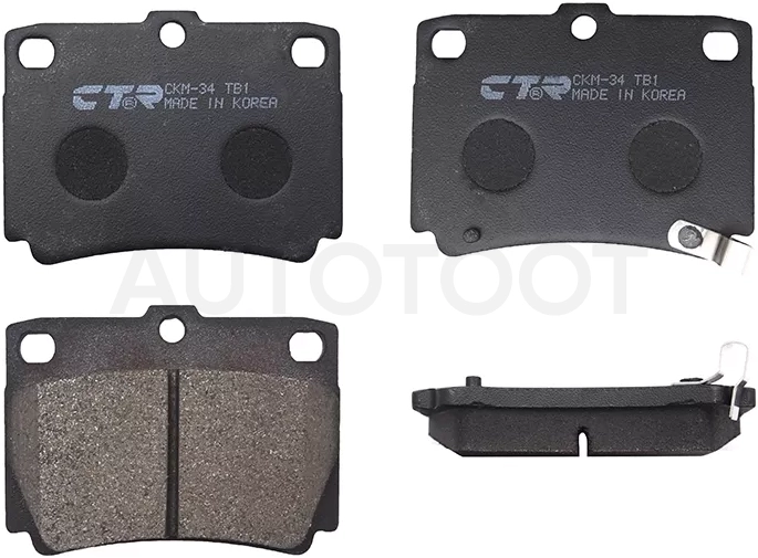 Колодки тормозные (Сзади) Mitsubishi Pajero 91-00 / Pajero Sport 96-21 / Challenger 96-01 / Montero Sport 96-00