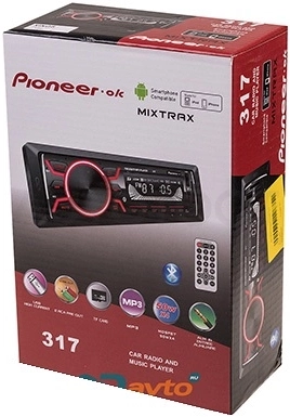 Pioneer Автомагнитола Pioneer.ок 317 с Bluetooth - Артикул 317PIONEERОК - Производитель Pioneer - Фото, Отзывы, Цены