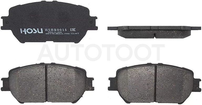Колодки тормозные (Спереди) Toyota Camry (XV30) 01-06 / Crown 03-08 / Wish 03-09 / Daihatsu Altis 00-05 / Lexus ES 01-06 / Toyota Camry 01-06 / Camry UAE/USA 01-06 / Isis 04-17 / Mark X 04-09