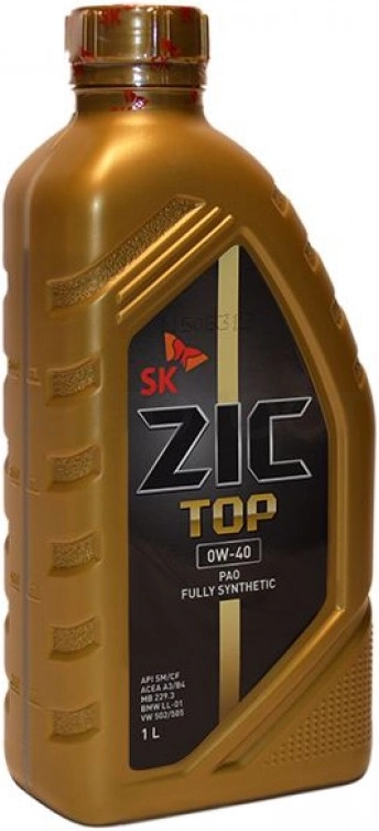 0W-40 SM/CF 1л масло моторное ZIC TOP синтетика - Артикул 132611 - Производитель ZIC - Фото, Отзывы, Цены
