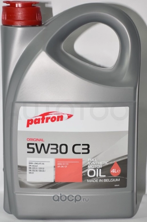 5W-30 Масло моторное синтетическое "ORIGINAL C3 5W-30", 4л