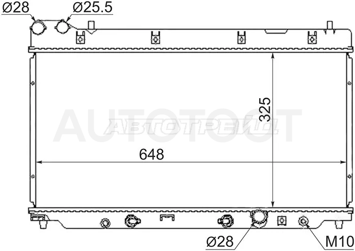 Радиатор Honda Fit 01-07 / Jazz 02-09 - Артикул HD0001303 - Производитель Sat - Фото, Отзывы, Цены