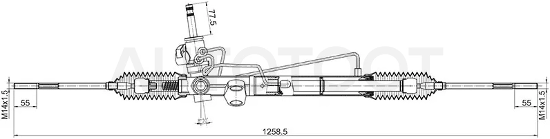 Рейка рулевая MMC OUTLANDER CU2/5W 2,0/2,4V LHD - Артикул STMR961356 - Производитель Sat - Фото, Отзывы, Цены