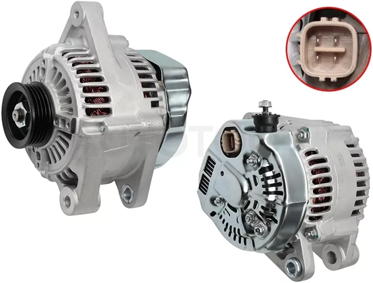 Генератор TOYOTA PLATZ/VITZ 12V 70A 99-05 1SZFE квадратная фишка