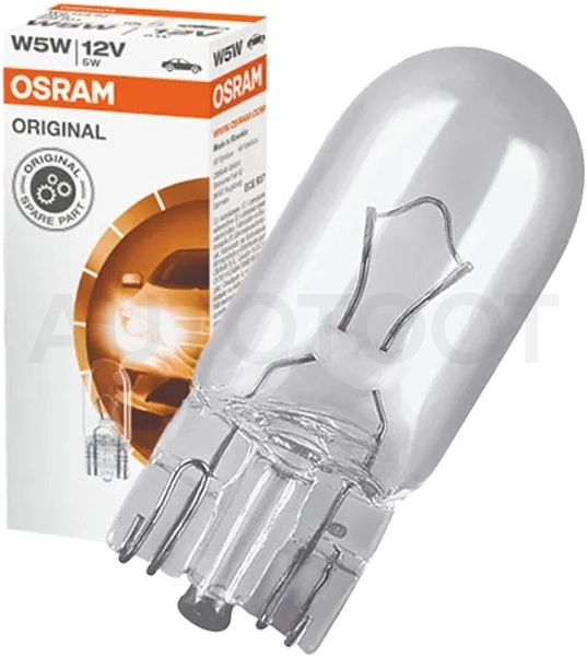 Лампа галоген W5W Osram