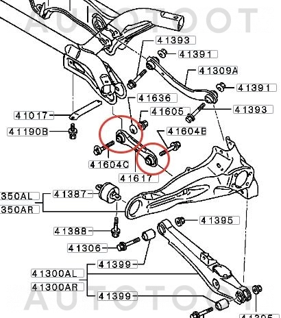 Сайлентблок заднего поперечного развального рычага -JDM25CS302 Just Drive для MITSUBISHI AIRTREK, MITSUBISHI OUTLANDER, MITSUBISHI LANCER, MITSUBISHI ASX