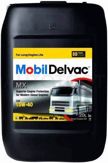15W-40 Масло моторное минеральное DELVAC MX 20л - Артикул 152737 - Производитель Mobil - Фото, Отзывы, Цены