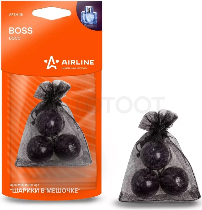 Ароматизатор "Шарики в мешочке" Boss - Артикул AFSH118 - Производитель Airline - Фото, Отзывы, Цены