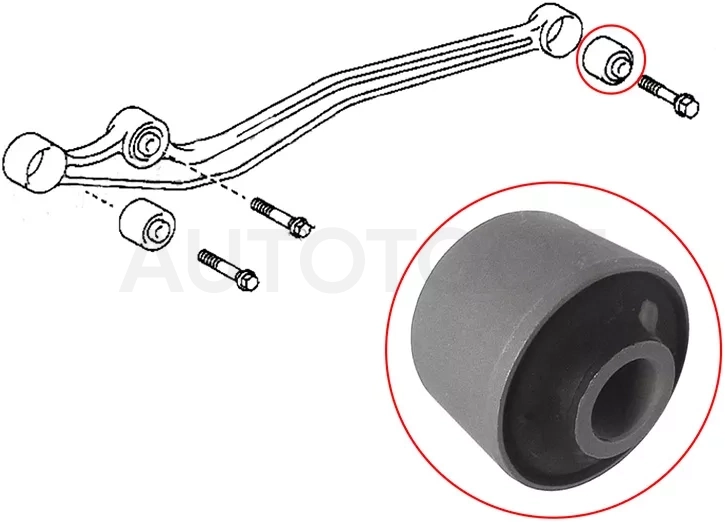 Сайлентблок рычага Toyota Land Cruiser 84-23 / Land Cruiser Prado (J70) 87-96