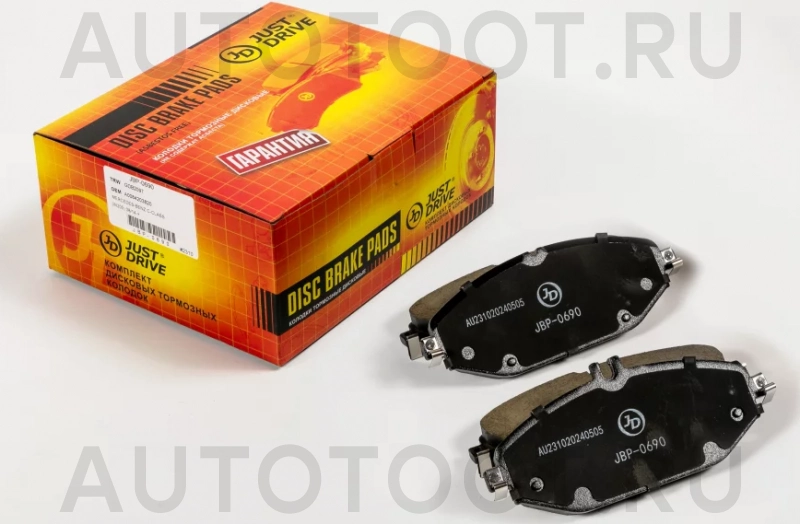 Колодки тормозные дисковые передние GDB2097 - Артикул JBP0690 - Производитель Just Drive - Фото, Отзывы, Цены