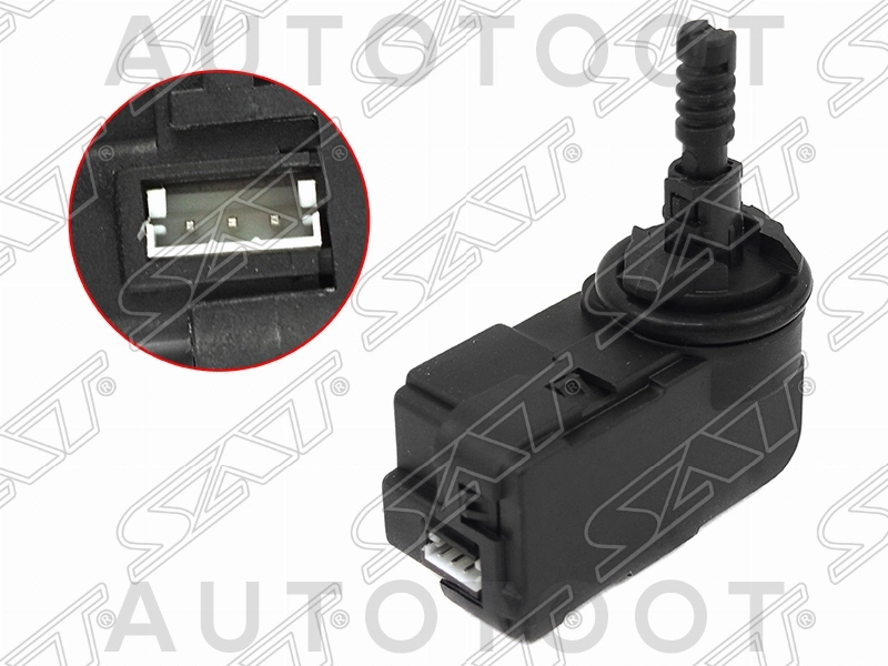 Моторчик фары (корректор) -ST5G0941295 Sat для SKODA RAPID