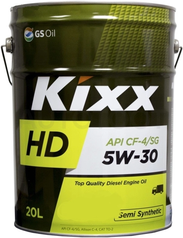 5W-30 KIXX HD Масло моторное полусинтетика 20л (DYNAMIC 5W-30) CF-4/SG