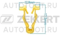 Клипса 01553-JD02A -KJ2553 TechWit для NISSAN QASHQAI