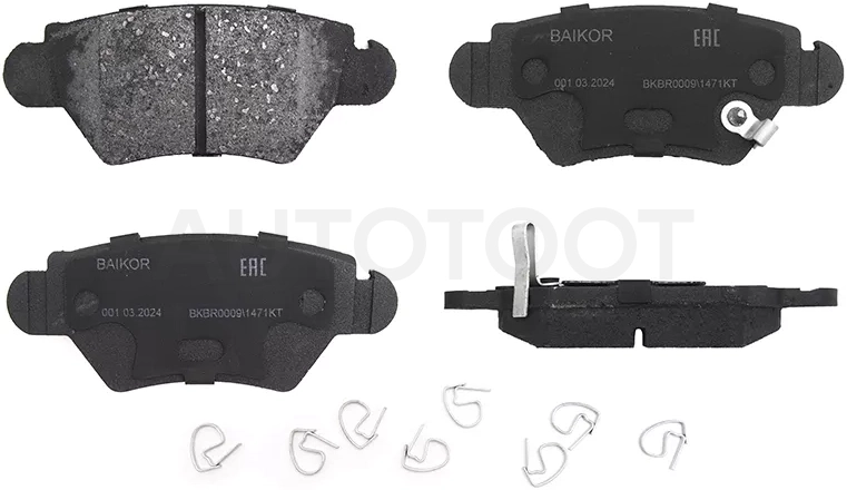 Колодки тормозные (Сзади) Chevrolet Lacetti 04-13 / Lanos 05-09 / Opel Astra 91-09 / Corsa 00-06 / Zafira 99-05 / Chevrolet Epica 06-09 / Opel Vectra 88-92