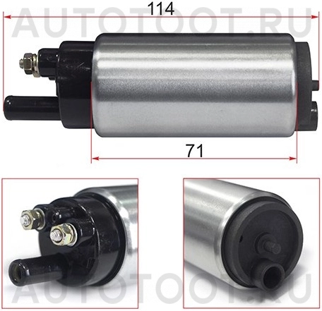 Насос топливный -JPF0002 Just Drive для MITSUBISHI OUTLANDER