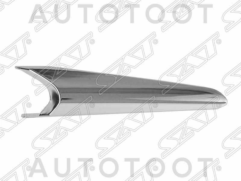Молдинг переднего бампера правый -STMZV9000M1 Sat для MAZDA 3 (AXELA)