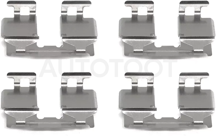 Комплект монтажный тормозных колодок RR TOYOTA RAV4 05-12/MARK X 07-13