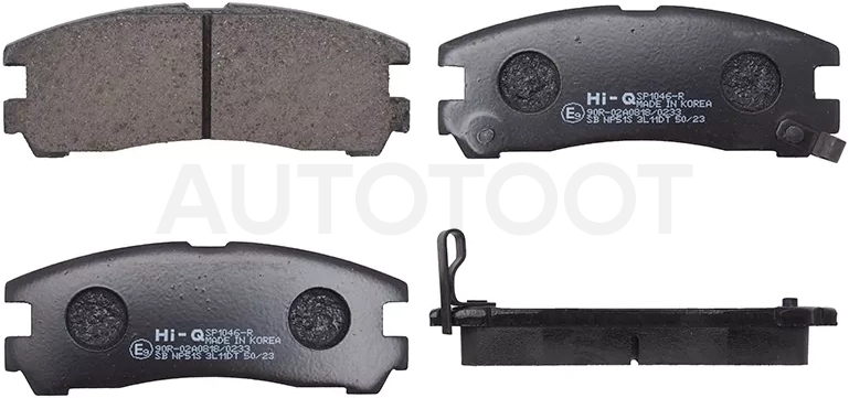 Колодки тормозные (Сзади) Chrysler Sebring 95-06 / Dodge Stealth 90-93 / Hyundai Santamo 95-02 / Mitsubishi Aspire 98-02 / Chariot 91-97 / Debonair 89-92 / Diamante 90-05