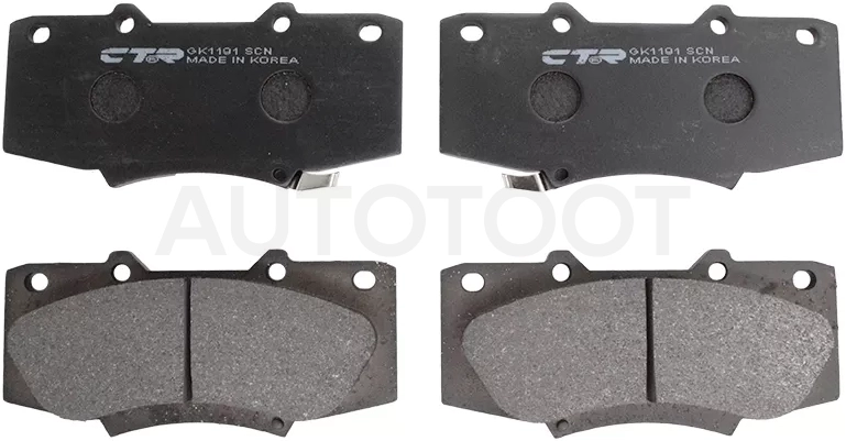 Колодки тормозные (Спереди) Toyota Hilux Pick Up 04- / Fortuner 04-20