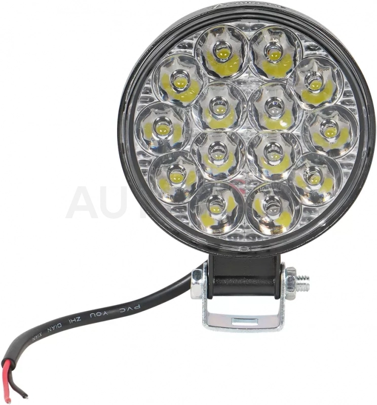 Фара светодиод. круглая, 14LED, направленный свет, 14Вт, 83х83х22мм, 12В, STANDART - Артикул ALED030 - Производитель Airline - Фото, Отзывы, Цены