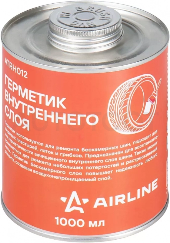 Герметик внутреннего слоя, банка с кистью, 1 л. - Артикул ATRH012 - Производитель Airline - Фото, Отзывы, Цены