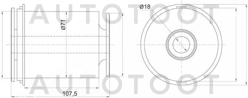 Сайлентблок переднего нижнего рычага задний -7700330SX Stellox для TOYOTA LAND CRUISER, LEXUS LX570