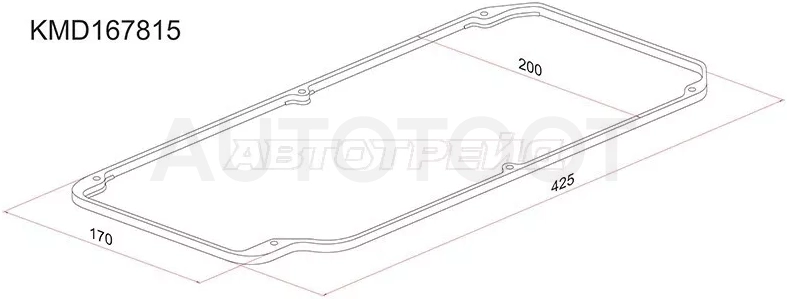Прокладка клапанной крышки MMC 4G92/4G93 SOHC 91- CB4/5W, E52/72A, N11/21W