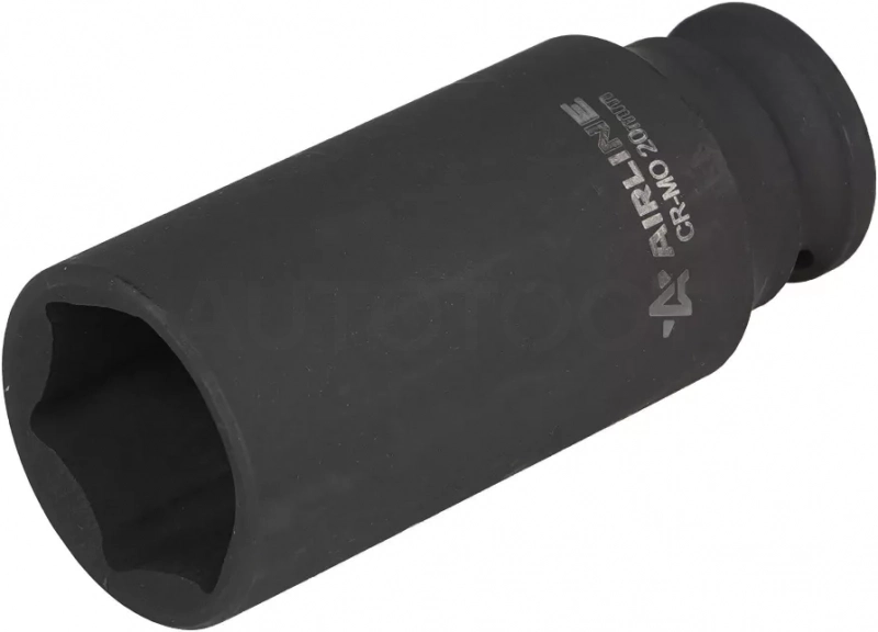 Головка ударная торцевая 3/8"DR шестигранная глубокая 20мм, L=65мм