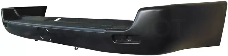 Бампер задний Toyota Land Cruiser (J100) 98-07 / Lexus LX 98-07 / Toyota Land Cruiser Cygnus 98-07 (Верхняя часть/ Под фаркоп)