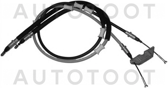 Трос ручника левый 4WD -ST4643012380 Sat для TOYOTA COROLLA, TOYOTA COROLLA SPACIO, TOYOTA SPRINTER