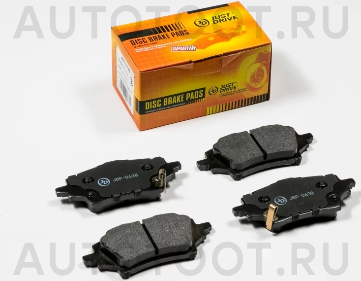 Колодки тормозные дисковые, задние - Артикул JBP0638 - Производитель Just Drive - Фото, Отзывы, Цены