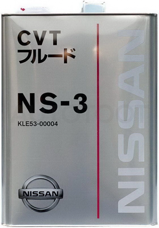 CVT Масло трансмиссионное NISSAN 4л синтетика CVT NS-3 4л