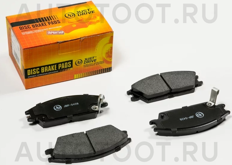 Колодки тормозные дисковые, передние - Артикул JBP0428 - Производитель Just Drive - Фото, Отзывы, Цены