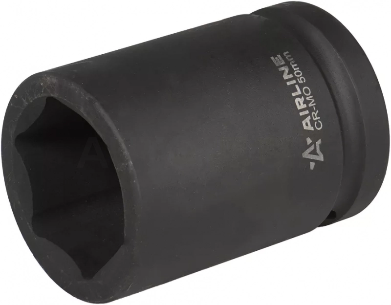 Головка ударная торцевая 1-1/2"DR шестигранная 50мм, L=100мм - Артикул ATAS704 - Производитель Airline - Фото, Отзывы, Цены