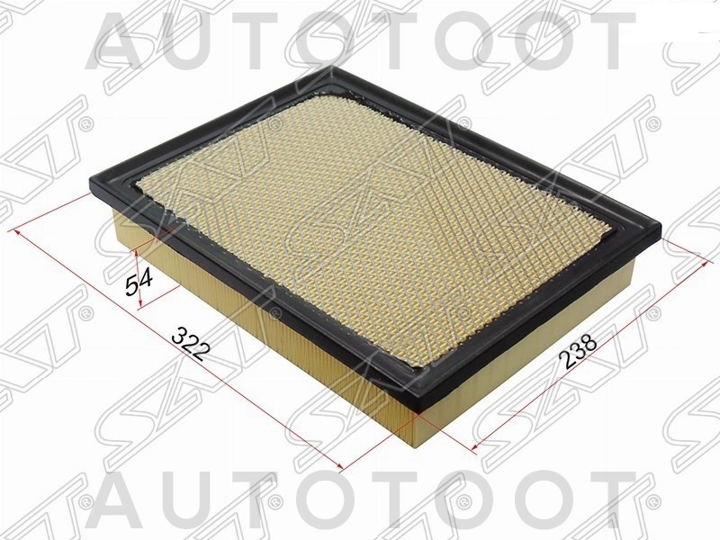 Фильтр воздушный 1GR -FA2221 BM для TOYOTA HILUX, TOYOTA FORTUNER, TOYOTA LAND CRUISER PRADO