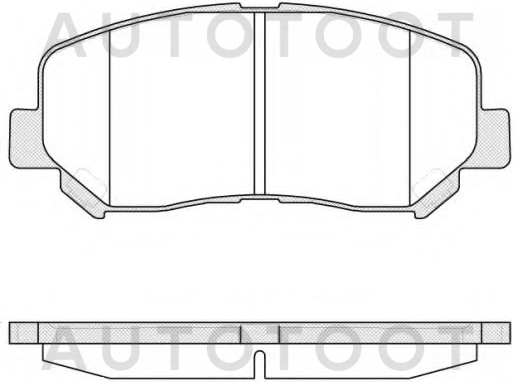 Колодки тормозные передние -JBP0368 Just Drive для MAZDA CX-5