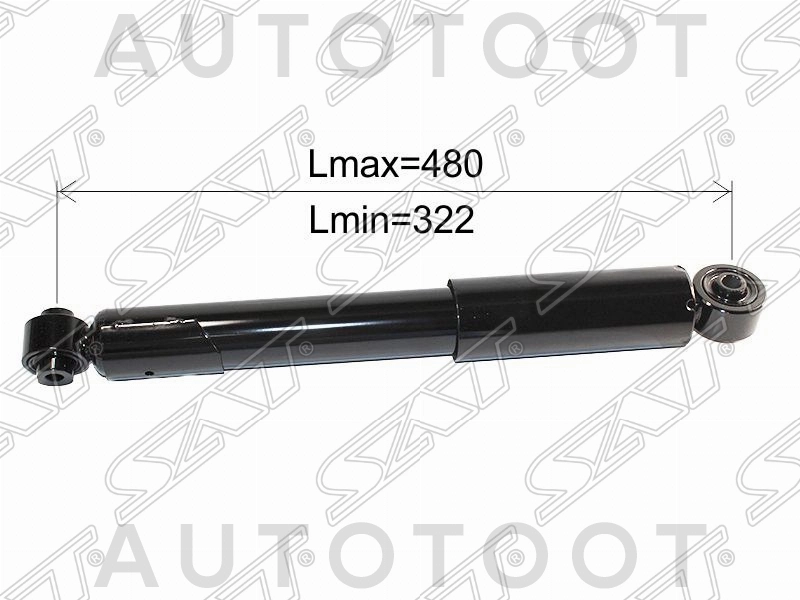 Амортизатор задний левый=правый -JAA0590 Just Drive для LEXUS RX350, LEXUS RX450H, TOYOTA HIGHLANDER, LEXUS RX270