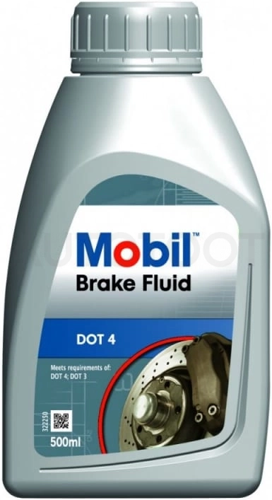 Жидкотсь тормозная Mobil Brake Fluid DOT-4 0.5л