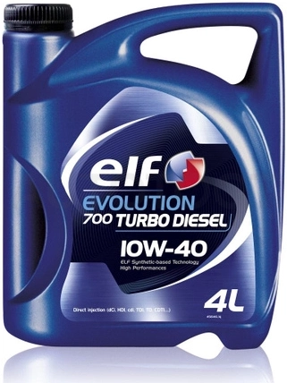 10W-40 Масло моторное полусинтетическое "Evolution 700 Turbo Diesel ", 4 - Артикул 10140501 - Производитель ELF - Фото, Отзывы, Цены