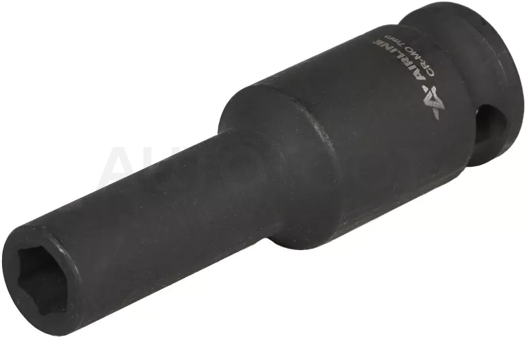 Головка ударная торцевая 3/8"DR шестигранная глубокая 7мм, L=65мм